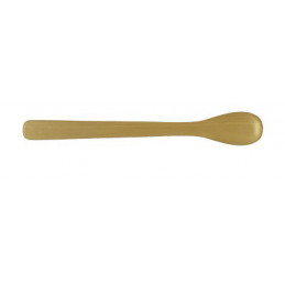 spatule d'esthetique en buis longue cuillere 25cm