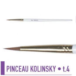 Pinceau spécial résine Manucure kolinsky t4 Sina