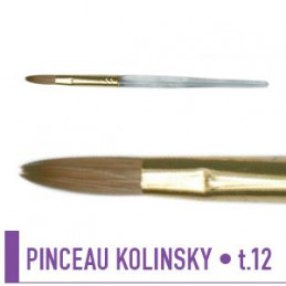 Pinceau spécial résine Manucure kolinsky t12 Sina
