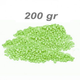 Cire à épiler recyclable en perle verte peaux sensibles 200gr