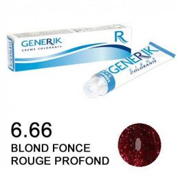 Coloration Generik 6,66  Blond foncé rouge profond