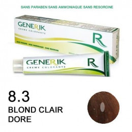 Coloration Generik sans ammoniaque 8,3  Blond clair doré