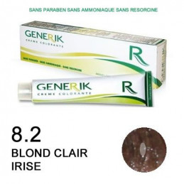 Coloration Generik sans ammoniaque 8,2  Blond clair irisé