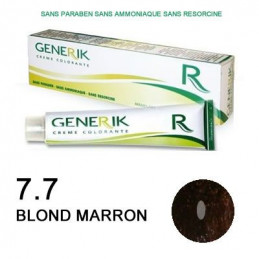 Coloration Generik sans ammoniaque 7,7  Blond marron