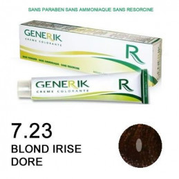 Coloration Generik sans ammoniaque 7,23  Blond irisé doré
