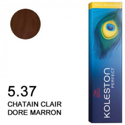 Koleston perfect Rich Naturals 5.37 Chatain clair doré marron