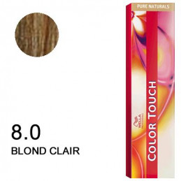 Color touch pure naturals  8.0 Blond clair