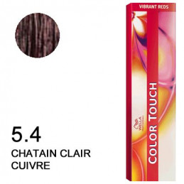 Color touch vibrant reds 5.4  Chatain clair cuivré