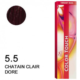Color touch vibrant reds 5.5  Chatain clair doré