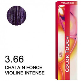Color touch vibrant reds 3.66 Chatain foncé violine intense