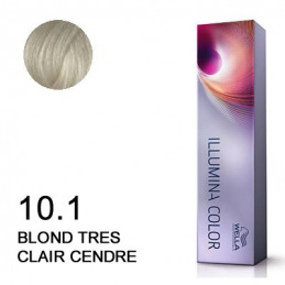 Coloration Illumina color 10.1 blond tres clair cendre 60ml
