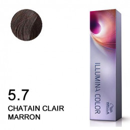Coloration Illumina color 5.7 chatain clair marron 60ml