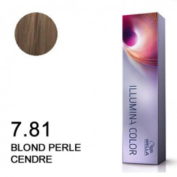 Coloration Illumina color 7.81 blond perle cendre 60ml