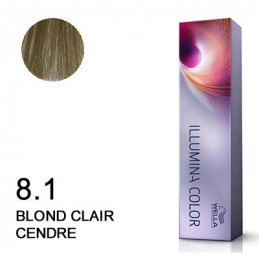 Coloration Illumina color 8.1 blond clair cendre 60ml