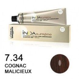 Inoa Suprême coloration L'oreal 7.34 Cognac Malicieux