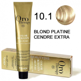 Coloration Orotherapy 10.1 blond tres clair cendre extra
