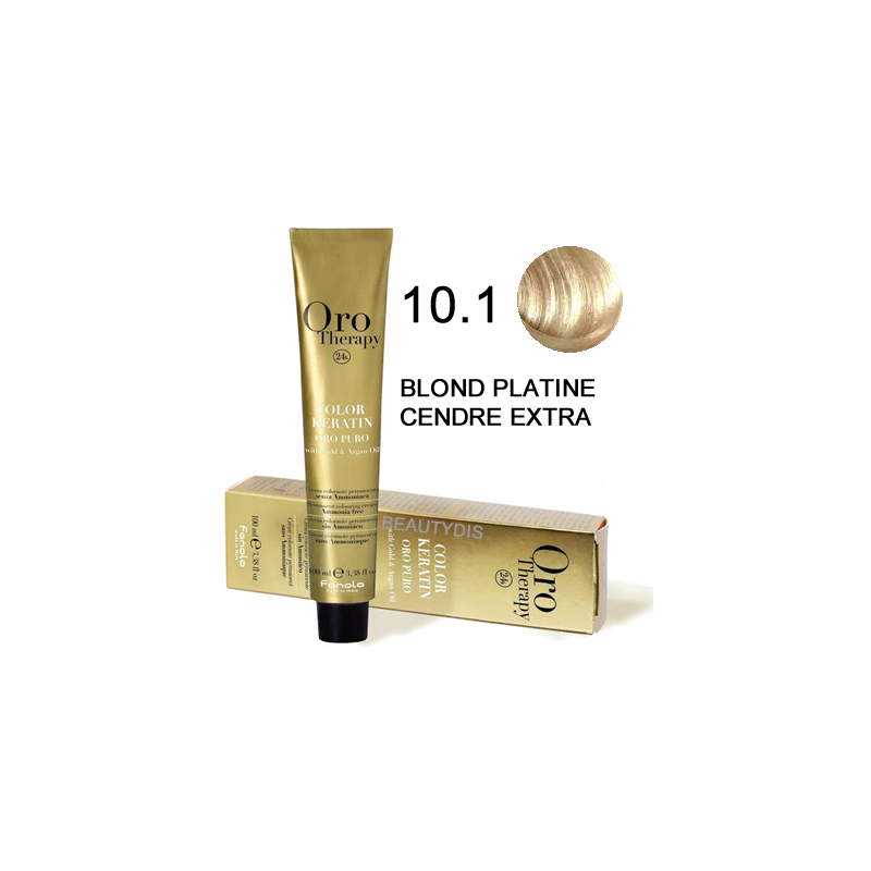 Coloration Orotherapy 10.1 blond tres clair cendre extra