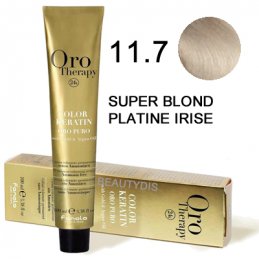 Coloration Orotherapy 11.7 super blond platine irise