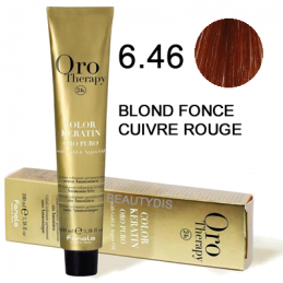 Coloration Orotherapy 6.46 blond fonce cuivre rouge