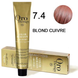 Coloration Orotherapy 7.4 blond cuivre