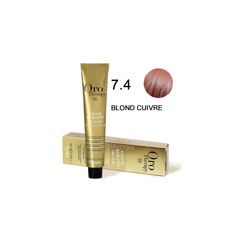 Coloration Orotherapy 7.4 blond cuivre