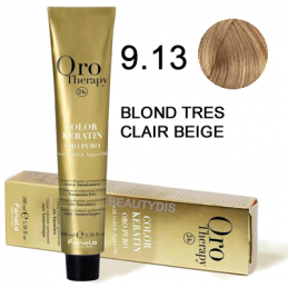 Coloration Orotherapy 9.13 blond tres clair beige