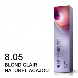 Coloration Illumina color 8.05 Blond clair naturel acajou