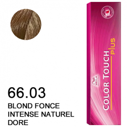 Coloration Color touch plus 66.03 blond fonce intense naturel dore