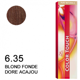 Coloration Color touch 6.35 blond fonce dore acajou