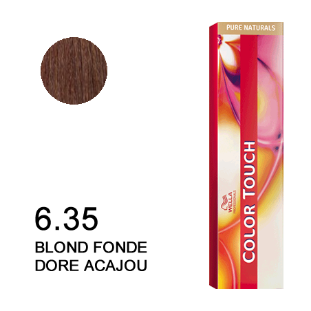 Wella 6/35 Blond Foncé Doré Acajou – Haarfarbe Dunkelblond Mit Gold-mahagoni Nuancen, Für Lebendiges Ergebnis
