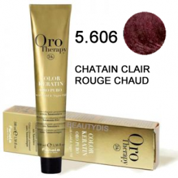 Coloration Orotherapy n°5.606 chatain clair rouge chaud