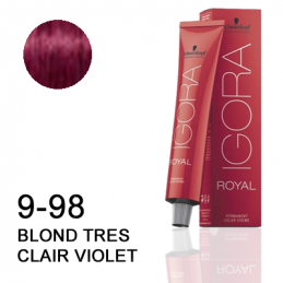 Igora Royal 9-98 Blond très clair violet Schwarzkopf 60ml