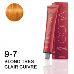 Igora Royal 9-7 Blond très clair cuivré  Schwarzkopf 60ml