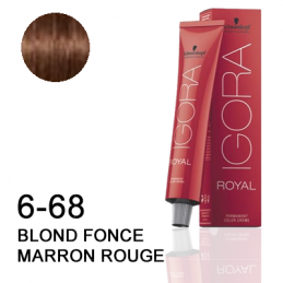 Igora Royal 6-68 Blond foncé marron rouge Schwarzkopf 60ml