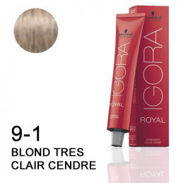 Igora Royal 9-1 Blond très clair cendré Schwarzkopf 60ml