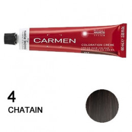 Coloration Carmen 4 chatain