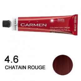 Coloration Carmen 4.6 chatain rouge