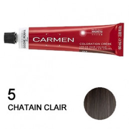 Coloration Carmen 5 chatain clair
