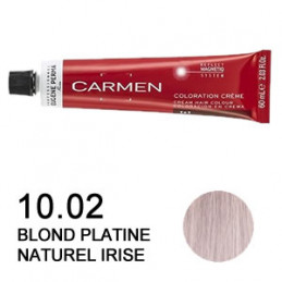 Coloration Carmen 10.02 blond platine naturel irisé