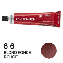 Coloration Carmen 6.6 blond foncé rouge