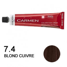 Coloration Carmen 7.4 blond cuivré