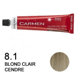 Coloration Carmen 8.1 blond clair cendré