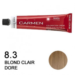 Coloration Carmen 8.3 blond clair doré