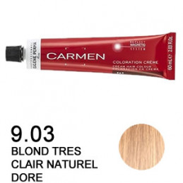 Coloration Carmen 9.03 blond très clair naturel doré
