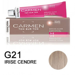 Coloration Carmen ton sur ton gloss G21 irisé cendré