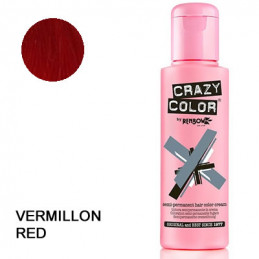 Coloration crazy color vermillon red