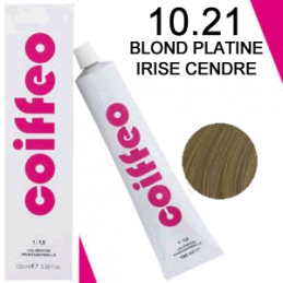 Coloration Coiffeo 10.21 - Blond platine irisé cendré