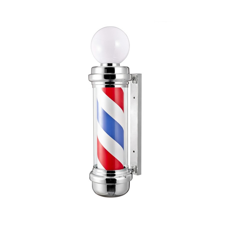 Enseigne Barbier avec sphère Enseigne Barbier avec sphère