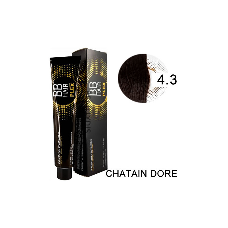 Coloration BBHAir Plex 4.3 Chatain doré