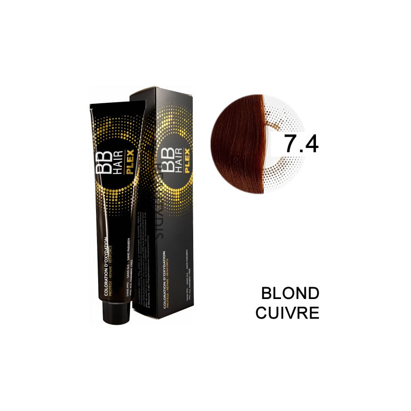 Coloration BBHAir Plex 7.4 Blond cuivré